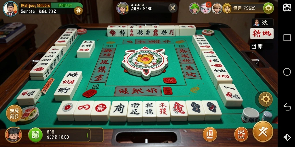 Screenshot gameplay <strong>8180</strong> yang seru dengan tampilan Mahjong yang menarik.