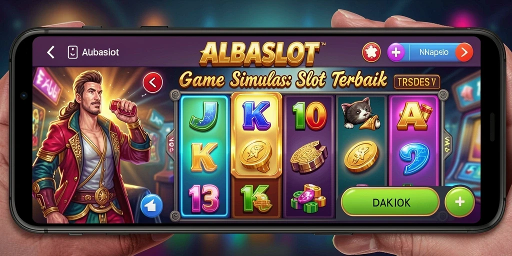 Tampilan gameplay menarik dari ALBASLOT yang menggambarkan keseruan permainan.