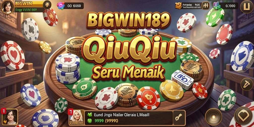 Gameplay seru QiuQiu di BIGWIN189 dengan interaksi pemain.