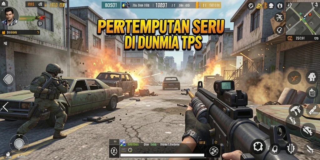 Screenshot gameplay BOS01 menampilkan aksi pertempuran seru dan grafis menawan.