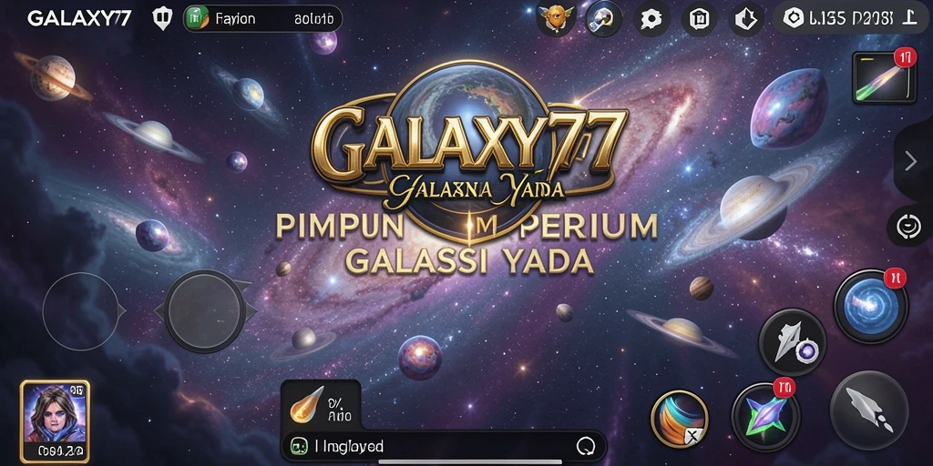 Tangkapan layar menunjukkan pertarungan epik dalam GALAXY77 dengan strategi menarik.