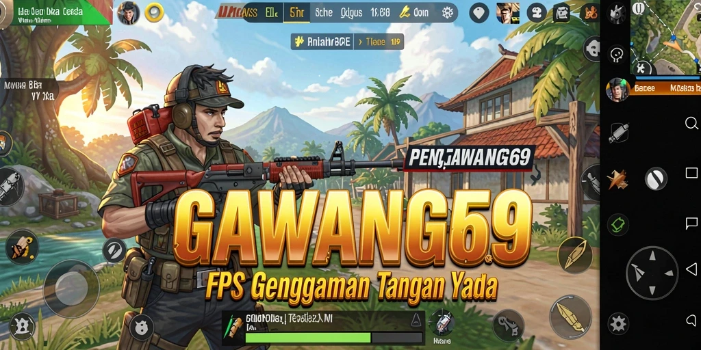Tangkapan layar menunjukkan aksi seru dalam permainan FPS.