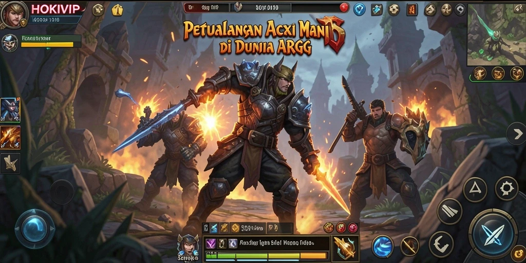 Tampilan gameplay HOKIVIP yang dinamis dan menegangkan.