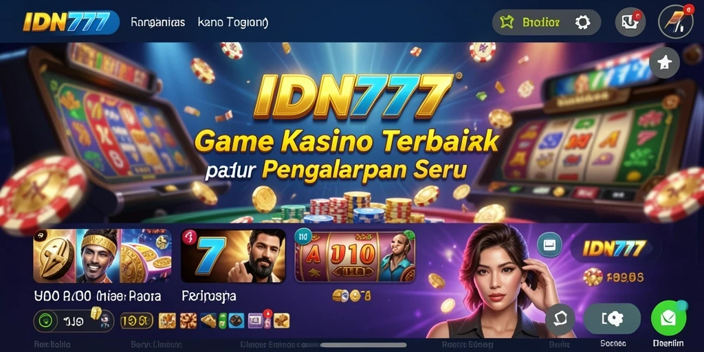 Tangkapan layar IDN777 menampilkan gameplay kasino yang seru dan menarik.