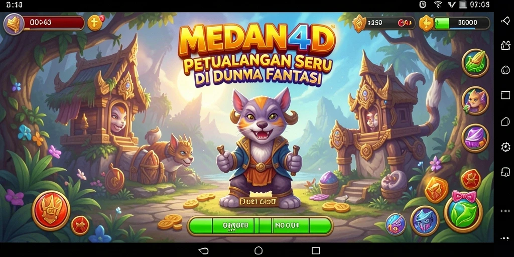 Screenshot menampilkan aksi mendebarkan dalam permainan MEDAN4D.