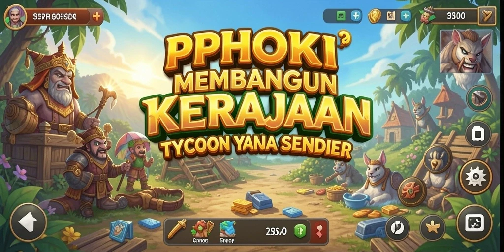 Tampilan gameplay PPHOKI yang menonjolkan aktivitas Tycoon.