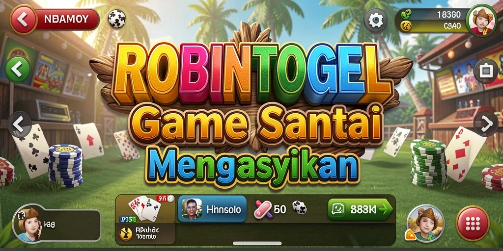 Tampilan gameplay ROBINTOGEL yang menarik dan menyenangkan.