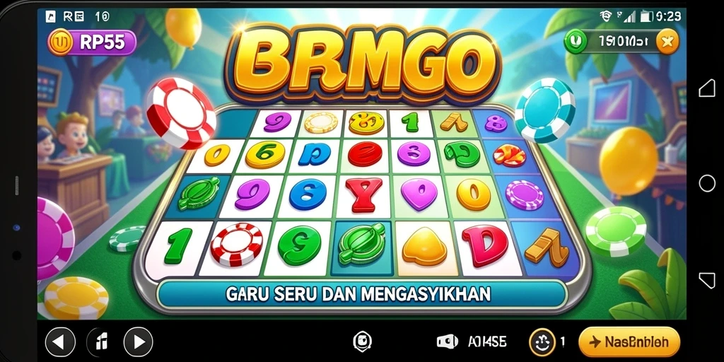 Tampilan gameplay menarik dari RP55 dalam permainan Bingo.
