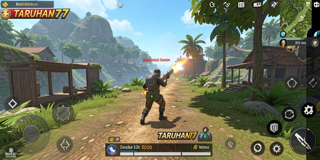 Tampilan gameplay TARUHAN77 yang menakjubkan dalam dunia terbuka.